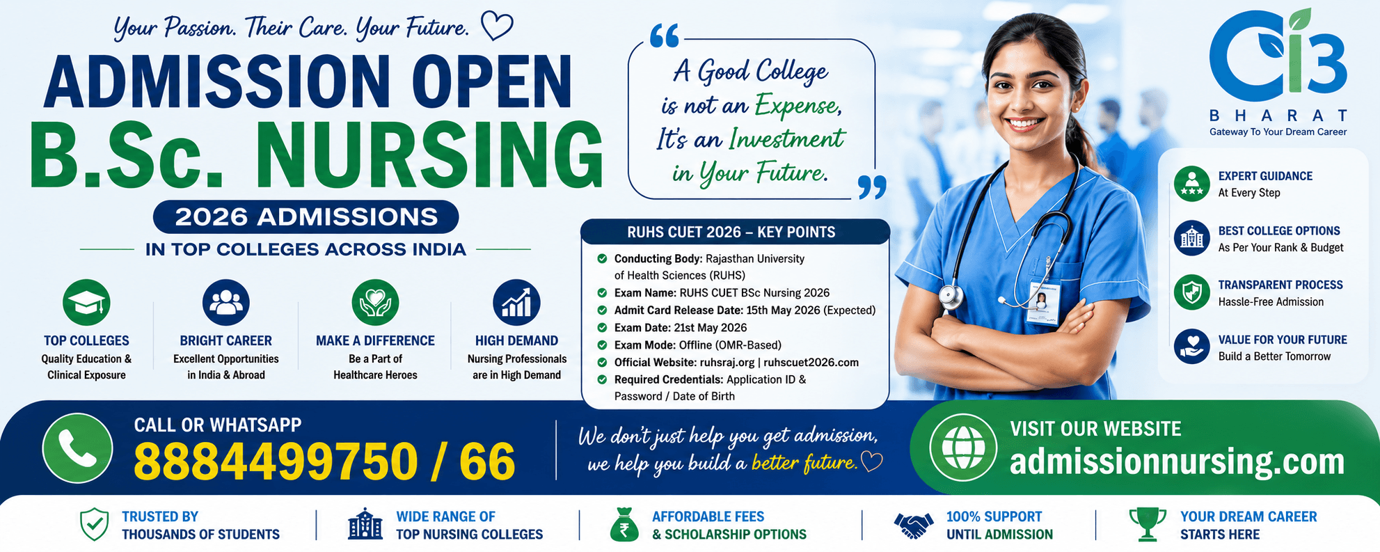 RUHS CUET BSc Nursing Admit Card 2026 Released – Direct Download Link, Exam Date & Guidelines